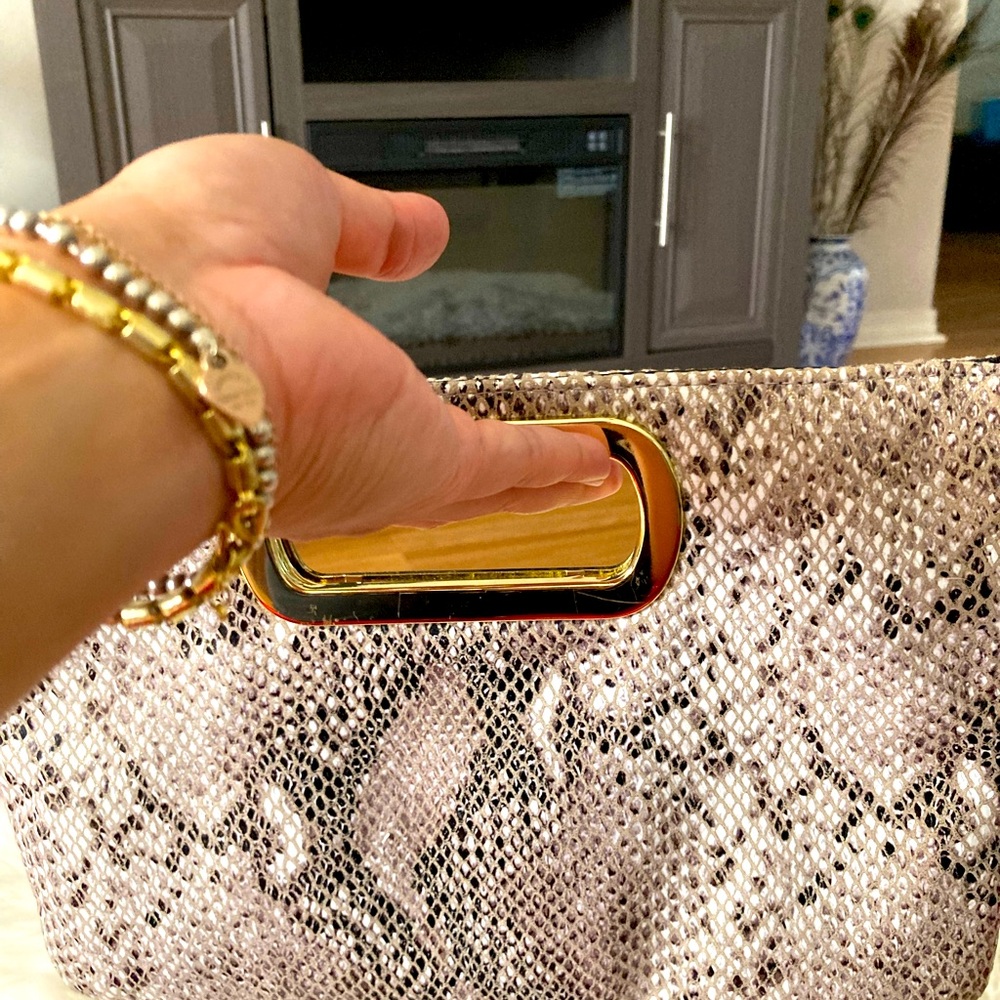 JESSICA MCCLINTOCK Python Print handbag - Picture 5 of 5